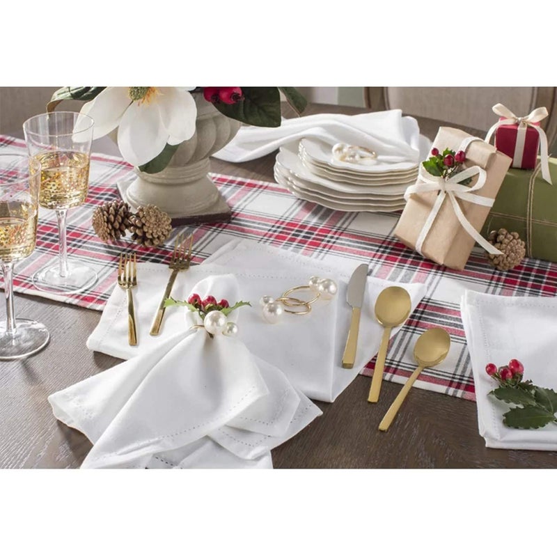 Wonlex Pearl Napkin Rings Set of 12, Gold Serviette Buckle Holder for Easter, Family Gathering, Dinner Party, Wedding Decor, Napkin Ring for Christmas, Thanksgiving Day, Friends and Family (2 Gold Pearls) - Image 5